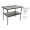 Bk Resources Flat Top Work Table Stainless Steel w/Galvanized Undershelf 48"Wx30"D VTT-4830 - alternate 3